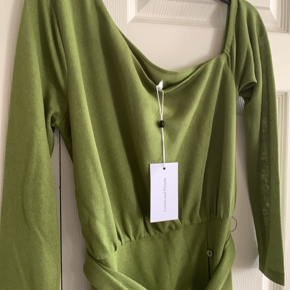REVOLVE Lovers and Friends Kayla Midi Dress in Green Size S - Picture 5 of 7